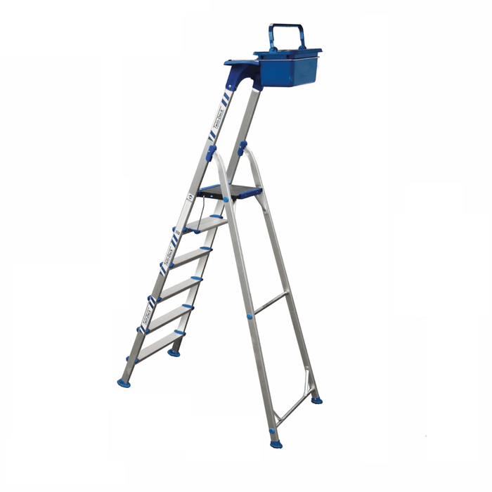 Twin Deck Haushaltstreppe 6 - stufig - Gerüstexpress.de