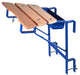 Wandhalterung Leitern Blau (Sprosse 40 mm) - Gerüstexpress.de