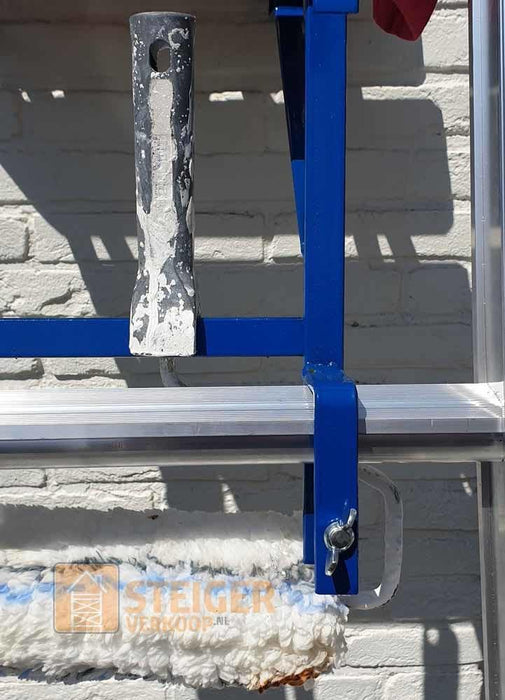 Wandhalterung Leitern Blau (Sprosse 40 mm) - Gerüstexpress.de