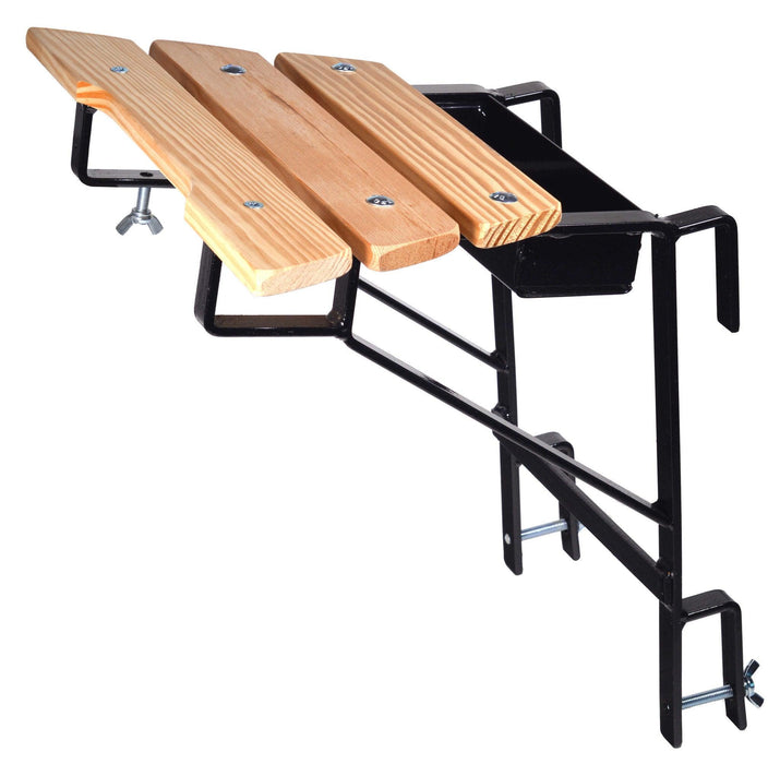 Wandhalterung Leitern Schwarz (Sprosse 30 mm) - Gerüstexpress.de