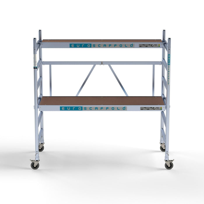 Zimmergerüst 90x190 3m Arbeitshöhe + Plattform 30 cm - Gerüstexpress.de