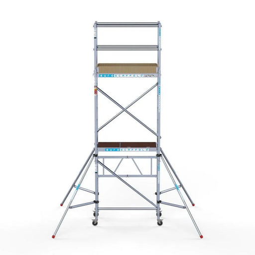 Zimmergerüst Kompaktmodul 1+2+3 75x140 5,8m Arbeitshöhe Gummirad mit Stahlspindel - Gerüstexpress.de