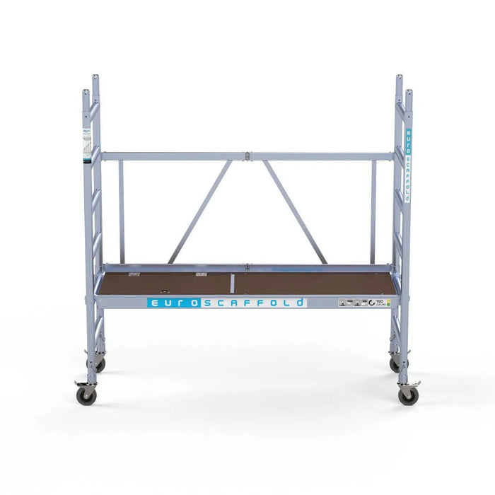Zimmergerüst komplett 75x190 3m Arbeitshöhe Carbonplattform Plattform mit Luke - Gerüstexpress.de
